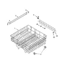 Upper rack and track parts