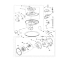 Whirlpool GU640XTLQ0 pump and motor parts diagram