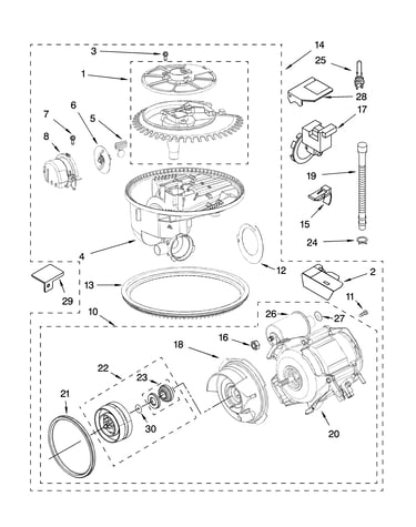 Pump and motor parts