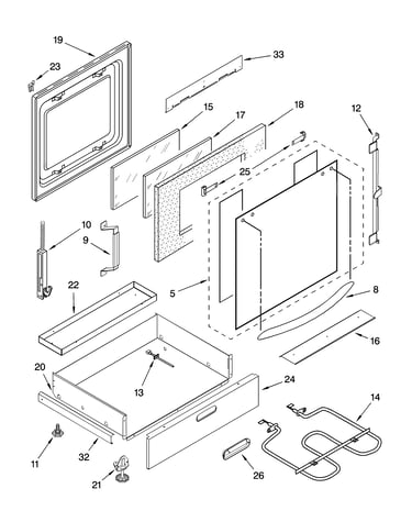 Door and drawer parts