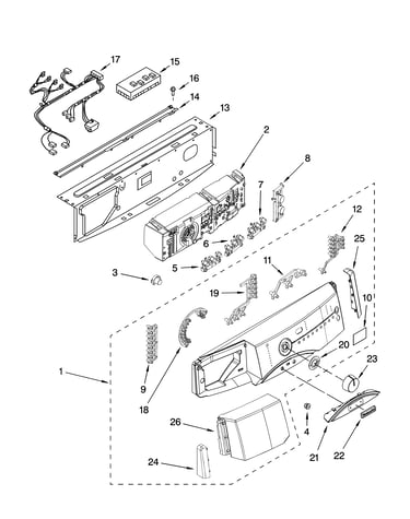 Control panel parts