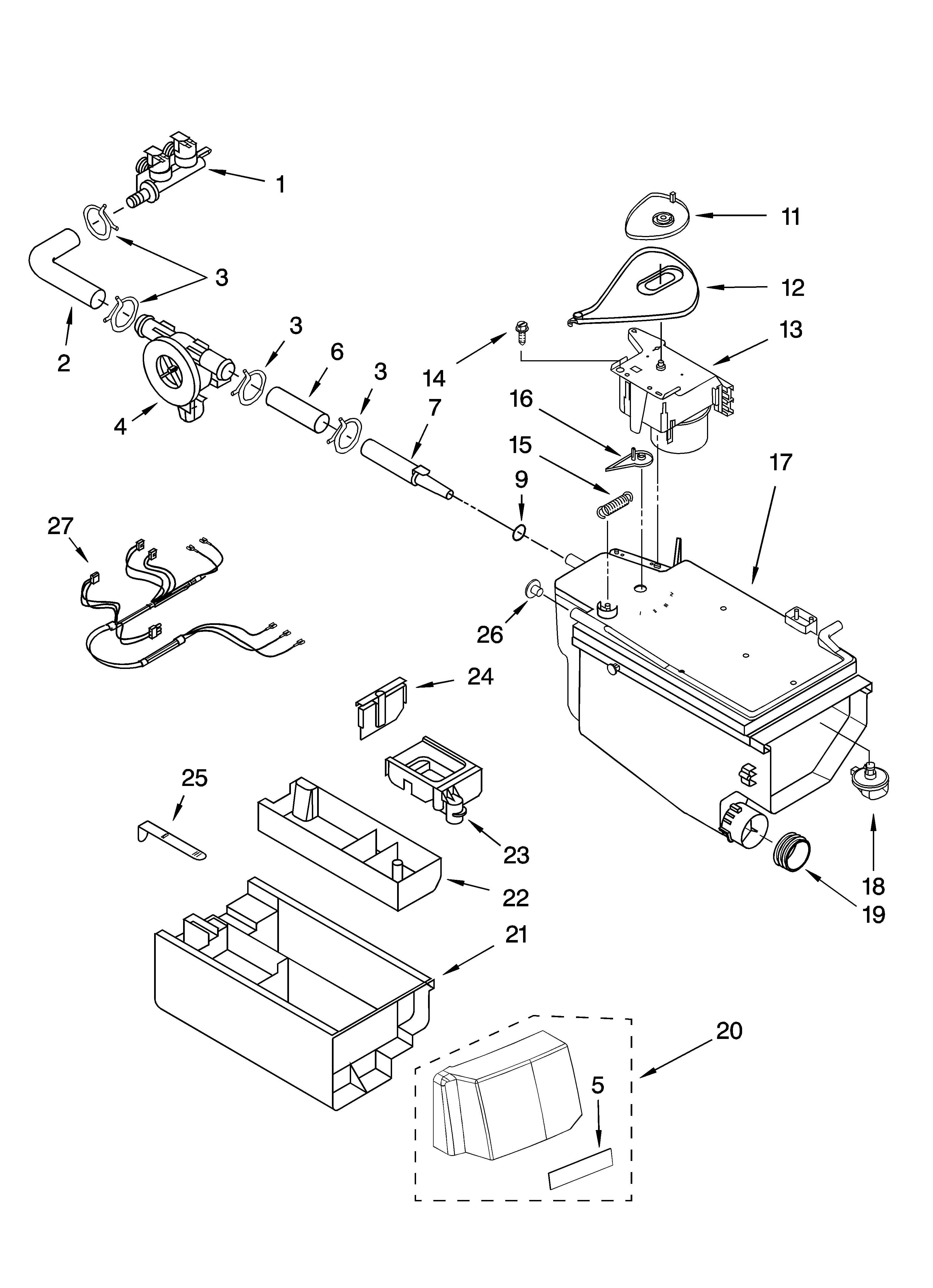 DISPENSER PARTS