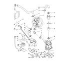 KitchenAid KIDS42EPSS0 pump and motor parts diagram
