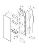 Refrigerator door parts