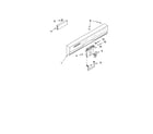 KitchenAid KUDC01TMBL0 control panel parts diagram