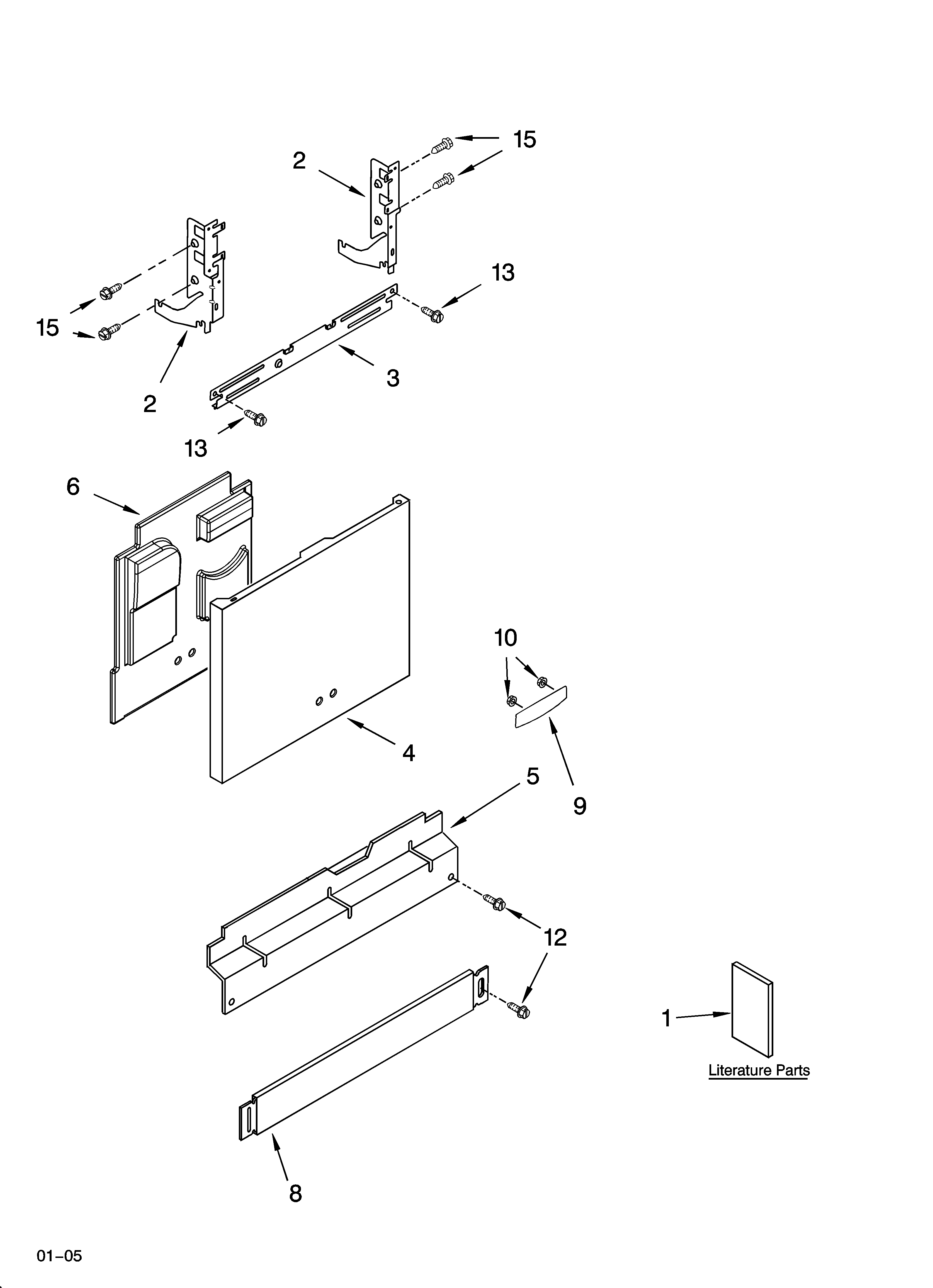 Door and panel parts