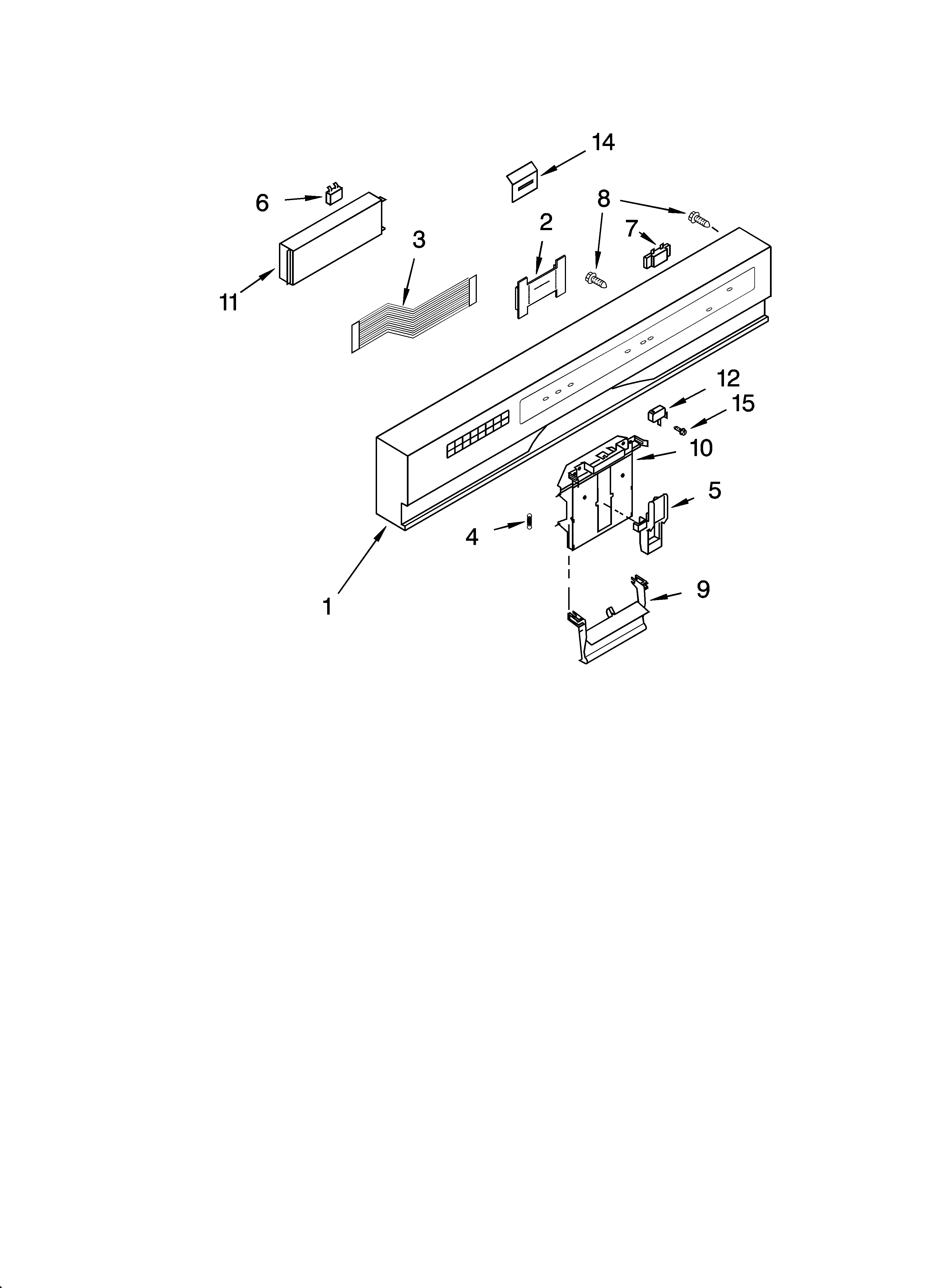 Control panel parts