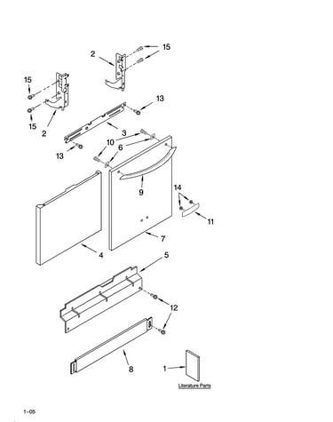 Door and panel parts