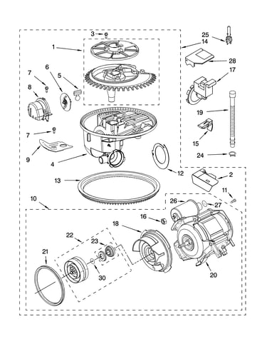 Pump and motor parts