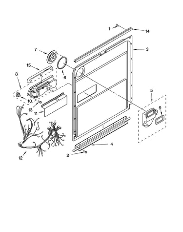 Door and latch parts
