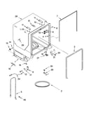 Tub and frame parts
