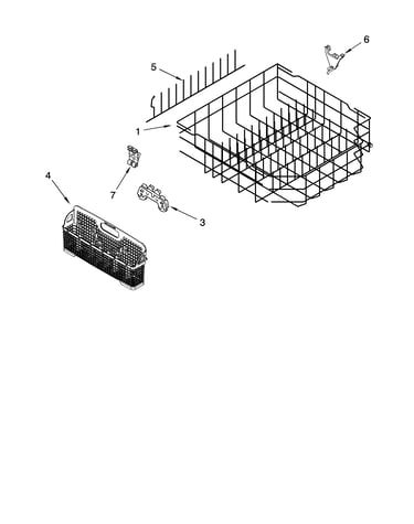 Lower rack parts