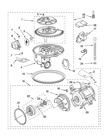Pump and motor parts