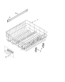 Upper rack and track parts