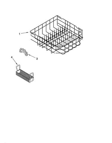 Lower rack parts