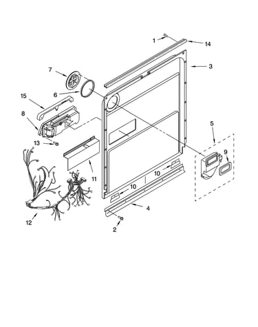 Door and latch parts