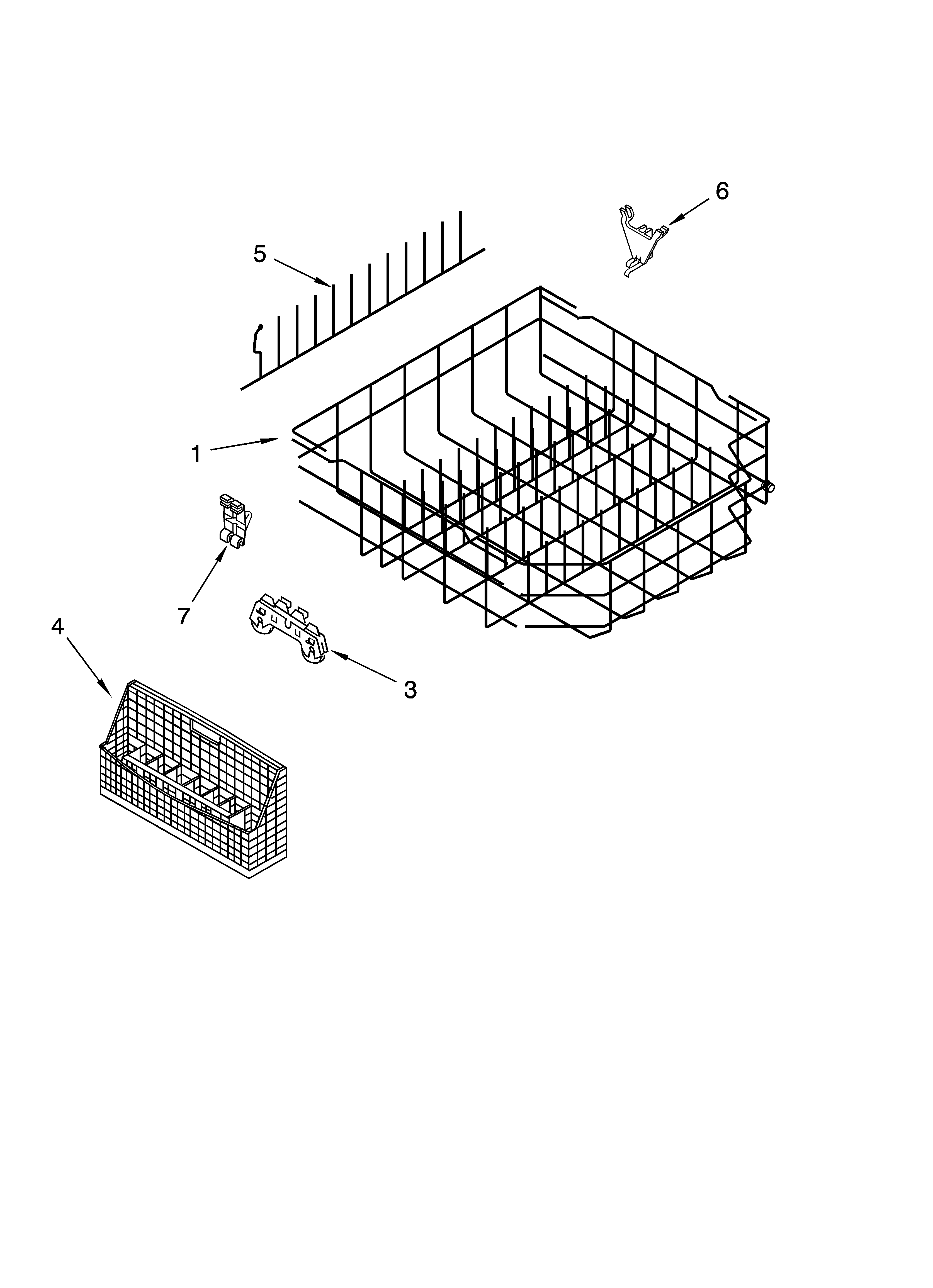 LOWER RACK PARTS