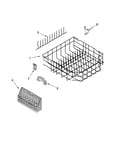 Lower rack parts