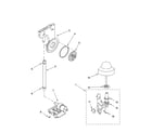 KitchenAid KUDK01TKWH0 fill and overfill parts diagram