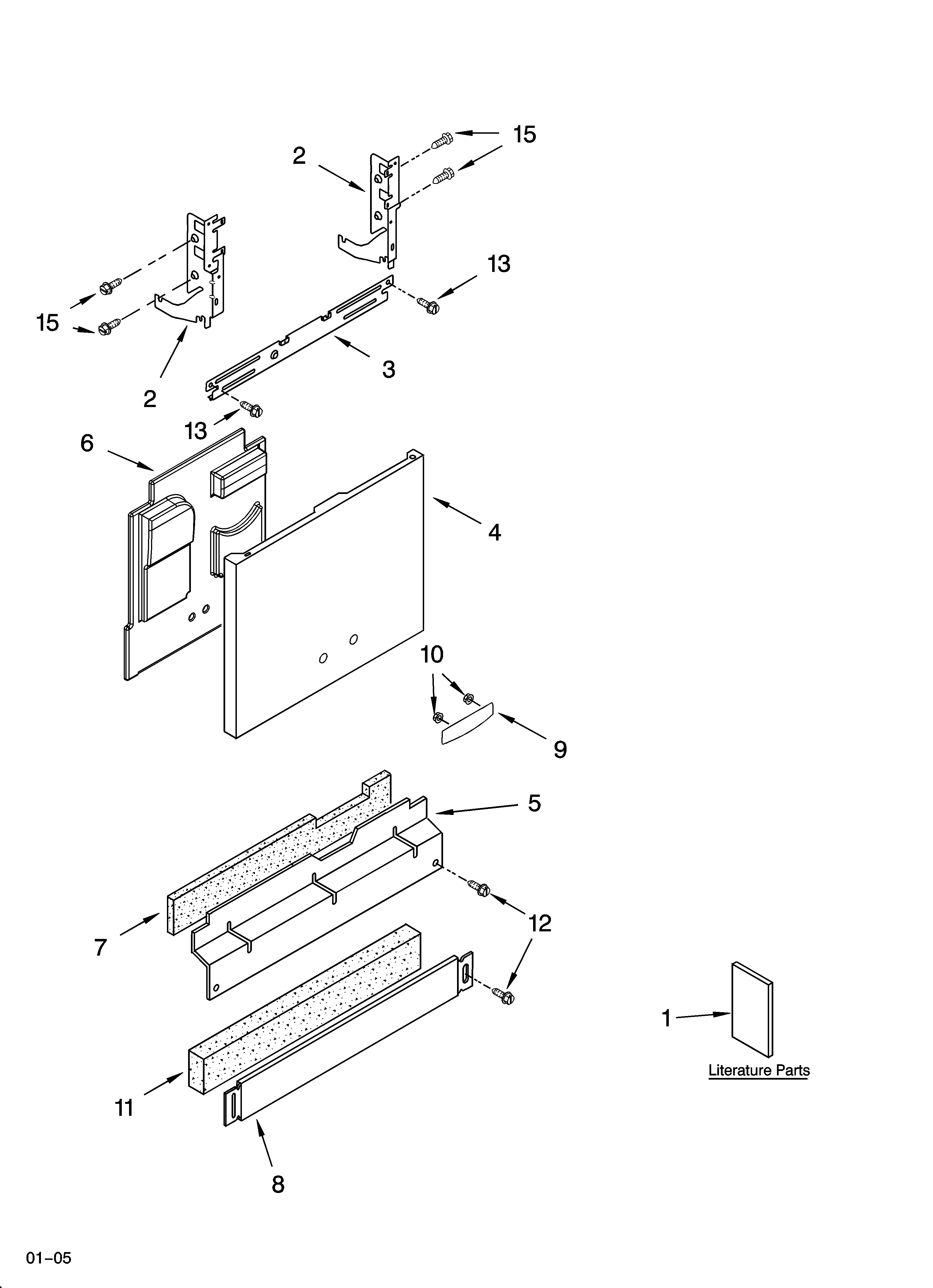 Door and panel parts