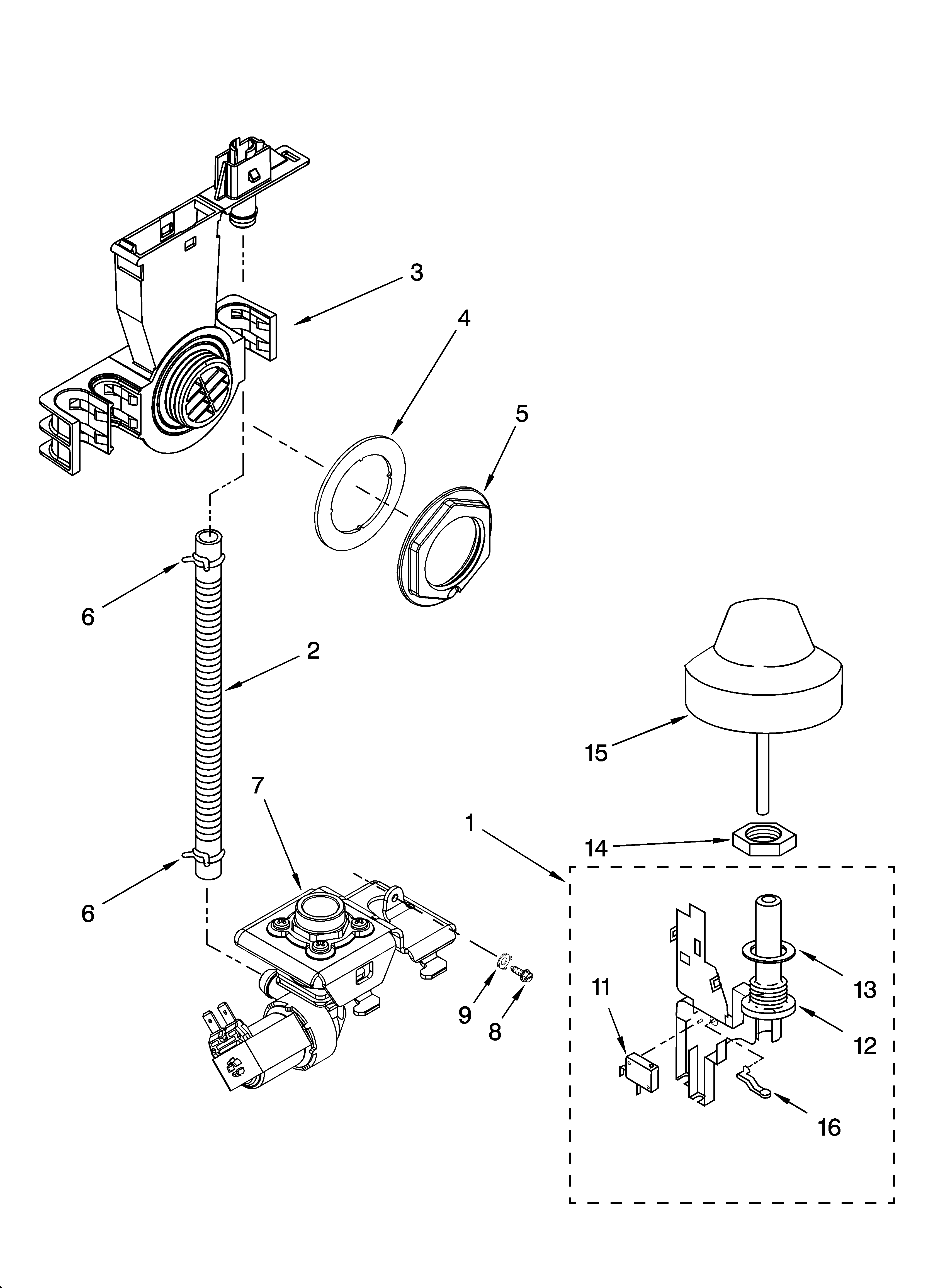 Fill and overfill parts