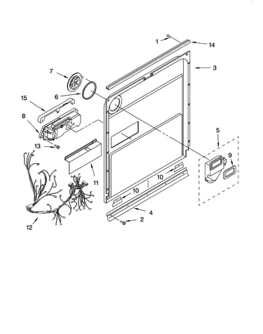 Door and latch parts
