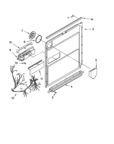 Door and latch parts