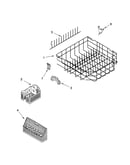 Lower rack parts