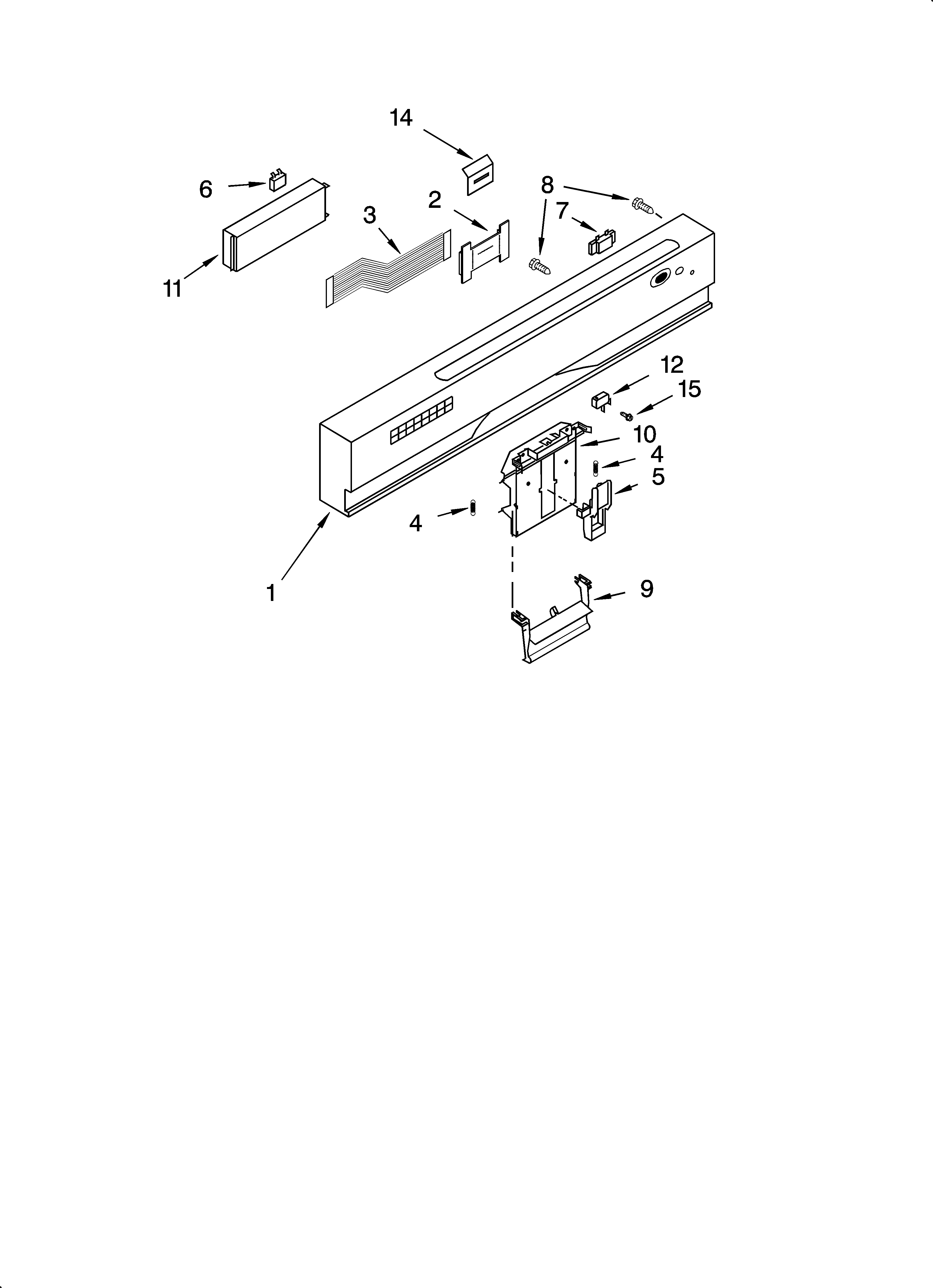 Control panel parts
