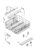 Upper rack and track parts