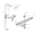 Upper wash and rinse parts