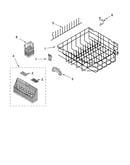 Lower rack parts