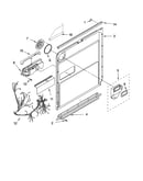 Door and latch parts