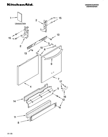 Door and panel parts