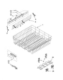 Upper rack and track parts