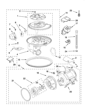 Pump and motor parts
