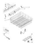 Upper rack and track parts