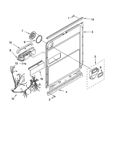 Door and latch parts
