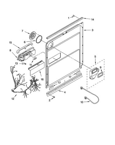 Door and latch parts