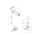 KitchenAid KUDS01DJWH0 fill and overfill parts diagram