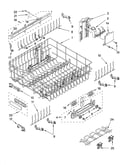 Upper rack and track parts