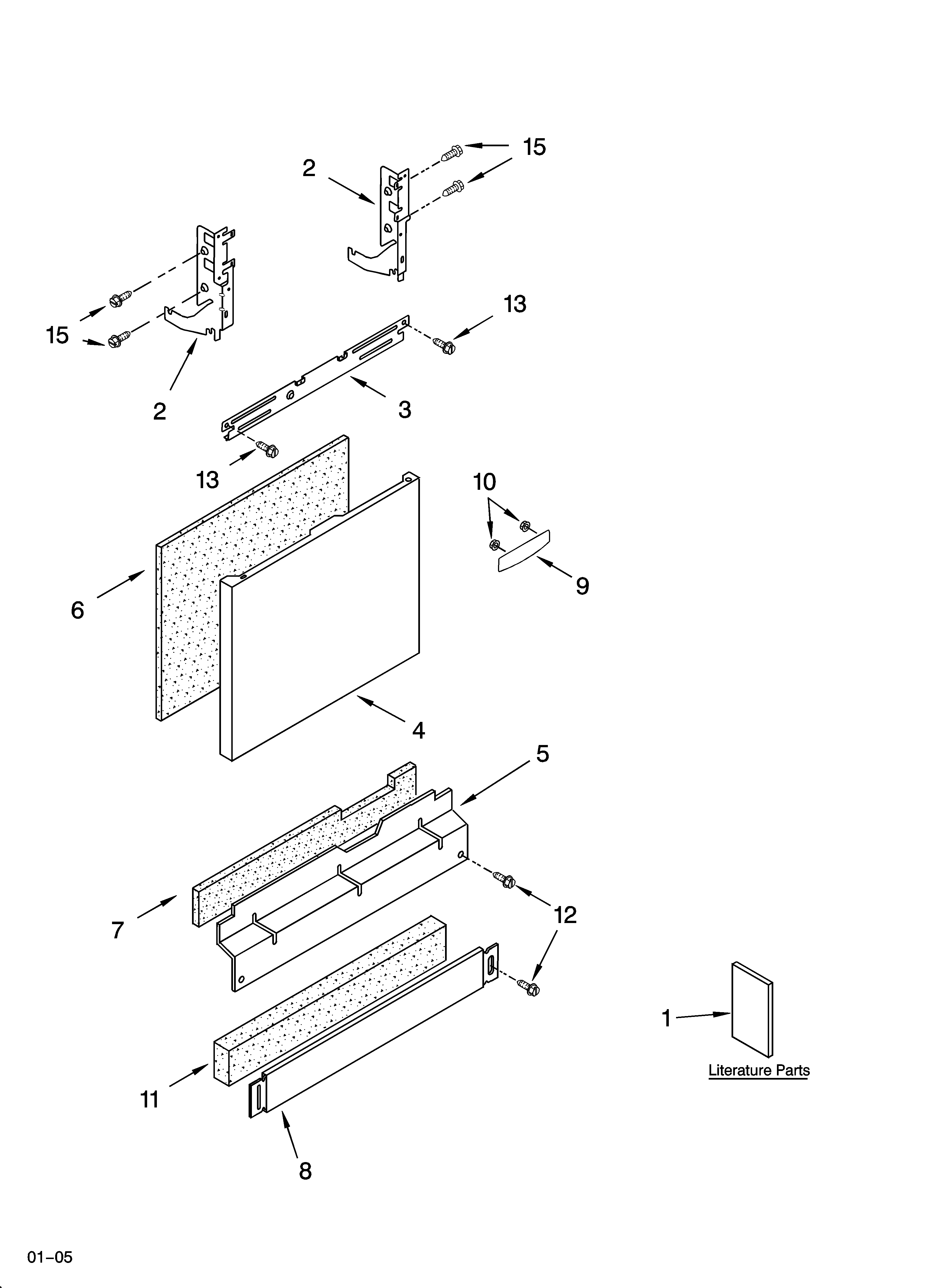 Door and panel parts