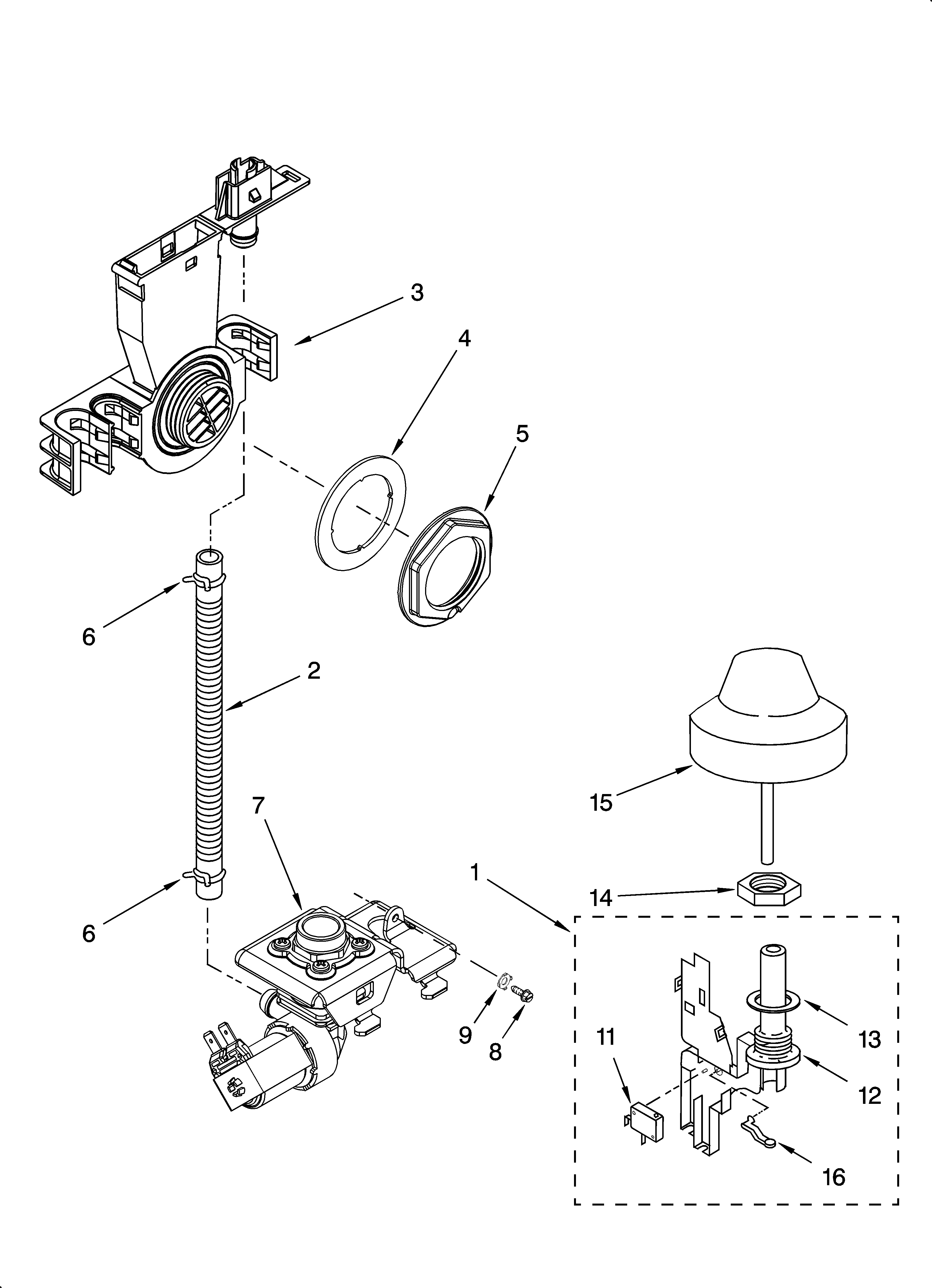 Fill and overfill parts