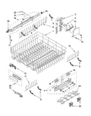 Upper rack and track parts
