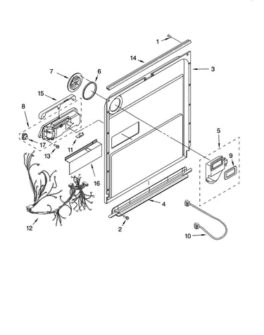 Door and latch parts