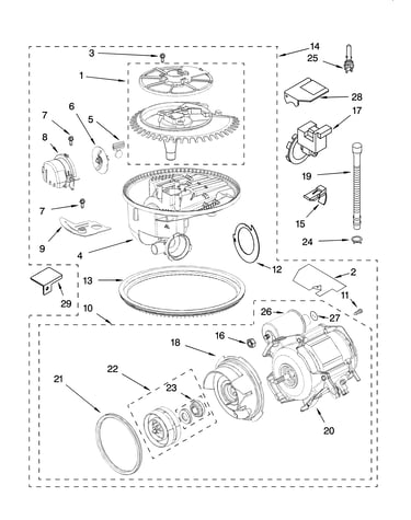 Pump and motor parts