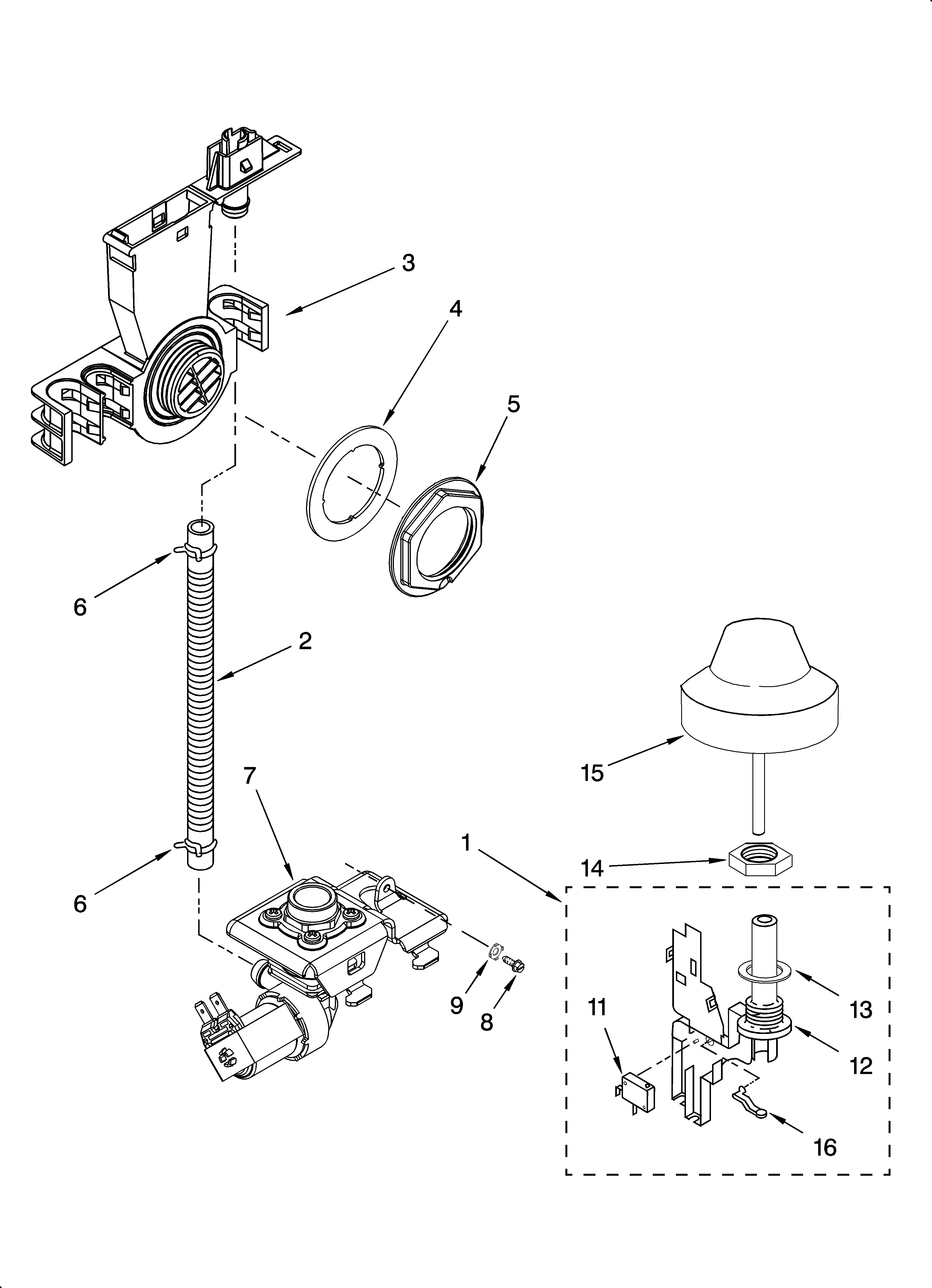 Fill and overfill parts