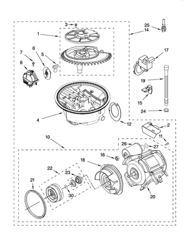 Pump and motor parts