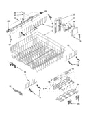 Upper rack and track parts