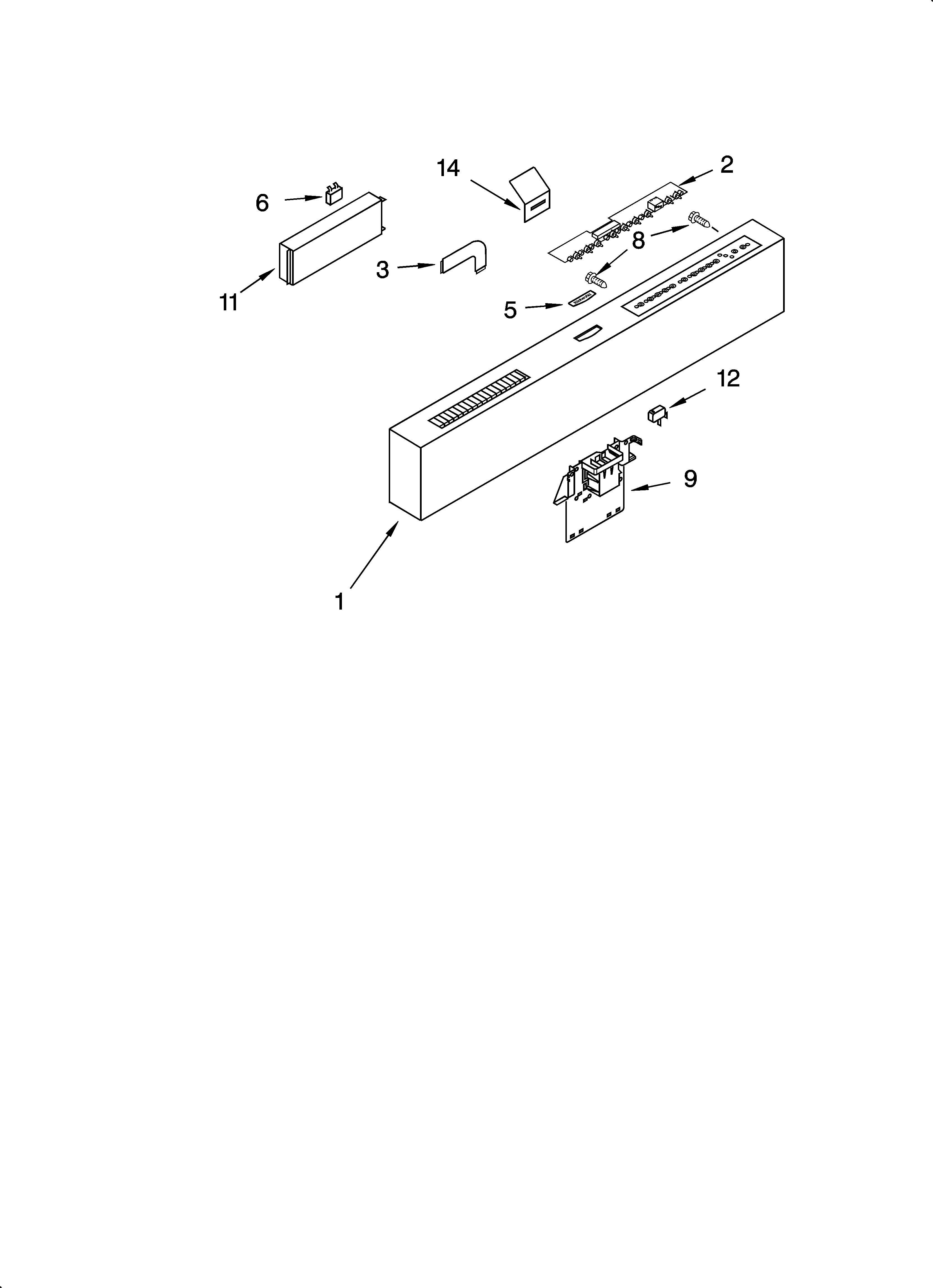 Control panel parts